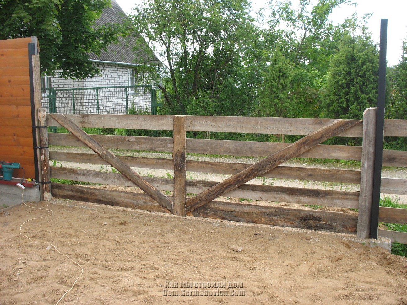 Подготовка к самостоятельному изготовлению деревянных ворот и калитки